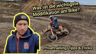 Das WICHTIGSTE TUNING  Welche MOTOCROSS STIEFEL amp wie läuft ENDURO DM ab  LIFE beim PRIVATTRAINING [upl. by Ahsinrats601]