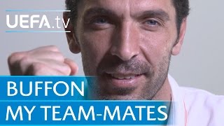 Exclusive Buffon on Juventus teammates [upl. by Nalek]