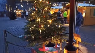 Weihnachtsmarkt 2024 mit drehendem Weihnachtsbaum [upl. by Hna]