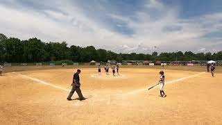 Jersey Outlaws Gold 18U DB Wally vs Newtown Rock Gold Garvey 18U [upl. by Ttreve848]