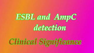 AmpC and ESBL enzymes detection and their importance [upl. by Ramburt]