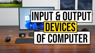 Input amp Output Devices of Computer  Explained in 3 minutes [upl. by Alamac]