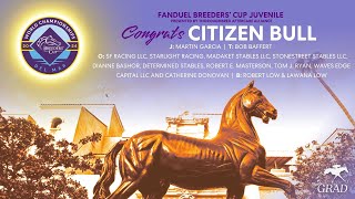 2024 FanDuel Breeders Cup Juvenile presented by TB Aftercare  Citizen Bull [upl. by Faucher]