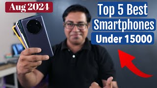 Best 5G Phones Under 15000 in August 2024 I GALTI MAT KARNA Under 15k [upl. by Amalita]