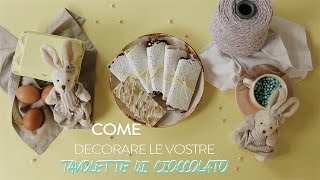 Golose tavolette di cioccolata fatte e decorate in casa  Westwing [upl. by Yahc]