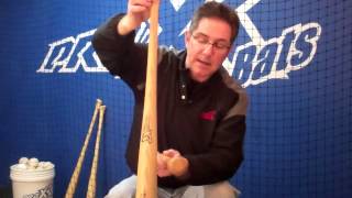 Finding The Sweet Spot On A Wood Bat [upl. by Anders]