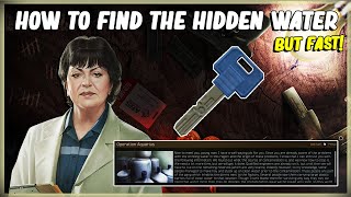 HOW TO FIND HIDDEN WATER IN DORMS  ESCAPE FROM TARKOV  THERAPIST TASK OPERATION AQUARIUS KEY 206 [upl. by Finella530]