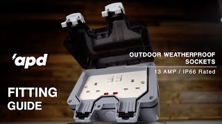 How to Install APD Outdoor Plug Socket [upl. by Gannes]