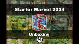 📦 HeroClix Unboxing Starter Marvel 2024 [upl. by Ecyak]