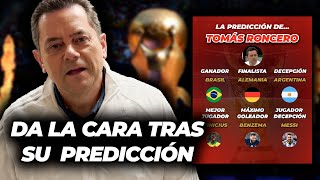 👀🏆RONCERO NO SE ESCONDE no acierta ni una en su predicción del Mundial [upl. by Itnahsa]