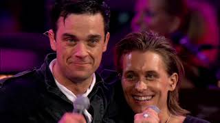 Robbie Williams amp Mark Owen  Back For Good 2003 [upl. by Amsed]