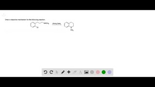 Draw a stepwise mechanism for the following reaction [upl. by Ahsirt]