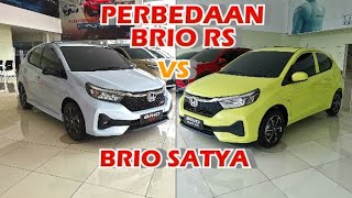 REVIEW PERBEDAAN HONDA BRIO RS VS HONDA BRIO SATYA FACELIFT [upl. by Lepine]