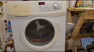 Hansa Comfort 800  final rinse and spin cotton 60°C old video [upl. by Erma]