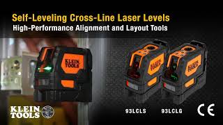 Klein Tools  SelfLevelling Cross Line Laser Levels [upl. by Decamp]