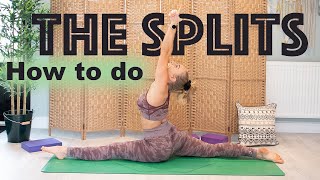 HOW TO DO THE SPLITS  The splits tutorial  GEMMA LINAKER [upl. by Noned]