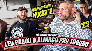 LÉO STRONDA PAGOU O ALMOÇO DO TOGURO E DE TODOS NA MESA  BITELO COMEU 3 PRATOS [upl. by Bena]