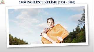 5000 İNGİLİZCE KELİME  RESİMLİ VE SESLİ  2751  3000 [upl. by Picker327]