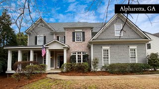 MUST SEE EXCEPTIONAL HOME W POOL IN ALPHARETTA GEORGIA 5 Bedrooms  4 Bathrooms [upl. by Sundin]