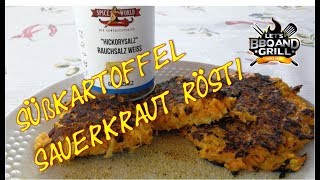 Süßkartoffel Sauerkraut Rösti SSR [upl. by Osgood]