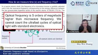 Photonic frequency comb based on dissipative Kerr and quadratic solitons [upl. by Aziram]