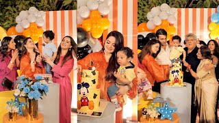 Minal Khan Son Hassan Ikram Grand Birthday Bash  Official Video Highlights [upl. by Ahsinom]