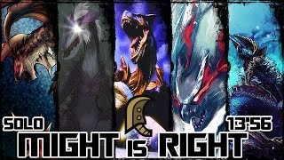 ┌MHXMHGEN┘ Village 6★  Might is Right  Los Garuga Tigrex Narga Zinogre  1356 Greatsword [upl. by Amaryl]