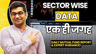 Sector Wise Data at One Place🤫trading investing anujgupta [upl. by Solram]