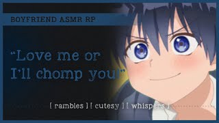 Clingy boyfriend wants attention before bed ASMR RP M4A 😚 rambles cutesy whispers [upl. by Ozmo334]