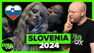 🇸🇮 SLOVENIA EUROVISION 2024 REACTION Raiven  Veronika [upl. by Alleris]