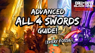 Advanced ALL 4 ELEMENTAL SWORDS Ultimate Guide For Citadelle Des Morts Black Ops 6 Zombies [upl. by Berky]