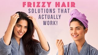 Get Rid of Frizzy Hair in 3 Easy Ways  Glamrs [upl. by Lateehs143]