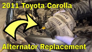 20092013 Toyota Corolla Alternator Replacement How to Test and Replace Your Alternator [upl. by Meter]