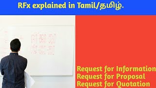 RFx RFIRFPRFQ explained in Tamilதமிழ் [upl. by Bucher]