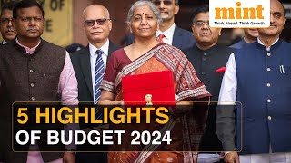 Budget 2024 Key Highlights Recap FM Nirmala’s Record 7th Budget Announcement  ICYMI [upl. by Lleuqram]