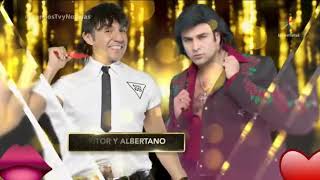 Nosotros los guapos El victor y Albertano premio tv novelas 2018 [upl. by Niamreg362]