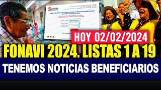 Fonavi 2024 listas 1 a 19 LINK de consulta con DNI para ver si cobras devoluciónBanco de la Nación [upl. by Anora]