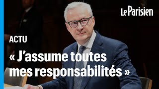 Bruno Le Maire réfute toute « faute » sur le dérapage budgétaire de la France [upl. by Cuda689]