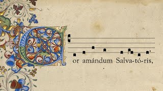 Cor Amandum Salvatoris  Sequence for the Feast of the Sacred Heart  Gregorian Chant with English [upl. by Winfield613]