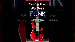 shorts ► Funk Backing Track for bass get your groove on Subscribe for more backingtrack [upl. by Assira]