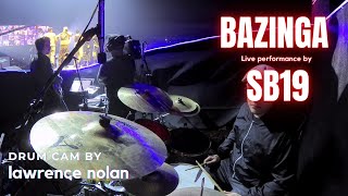 SB19  Bazinga DRUM CAM Live at the Araneta Coliseum [upl. by Enived]