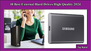 ✅ 10 Best External Hard Drives High Quality 2024 [upl. by Otrebogad585]