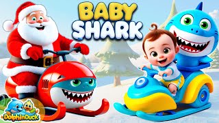 Baby Shark  Snow Baby Shark  Christmas Rhymes  Christmas Baby Shark  Kids Rhymes  baby Rhymes [upl. by Ayocat922]