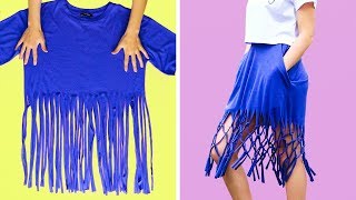 22 FUN HACKS FOR SUMMER CLOTHES [upl. by Araeic]