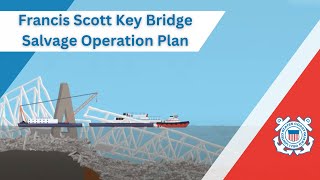 Salvage Operation Plan for the Francis Scott Key Bridge Response [upl. by Araet]