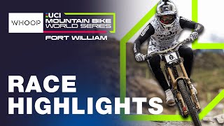 RACE HIGHLIGHTS  Mens UCI Downhill World Cup Fort William [upl. by Arinayed]