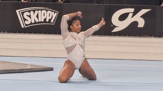 Jordan Chiles  14100 Floor  US Championships Day 2 [upl. by Notwen133]