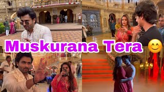 Muskurana Tera Making  Shoaib Ibrahim vlog [upl. by Aileahcim]