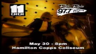 CHCH TV 11 Promo ZZ TOP Live Concert April 1994 [upl. by Penhall244]