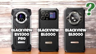 Blackview BL8000 VS Blackview BL9000 VS Blackview BV 9300 pro  Best rugged phones by blackview [upl. by Anoynek]